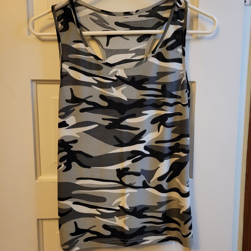 Camo tank top